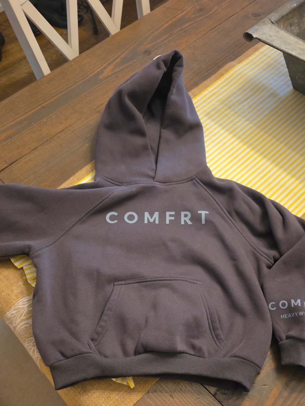COMFRT Kids' Dark Grey  Hoodie